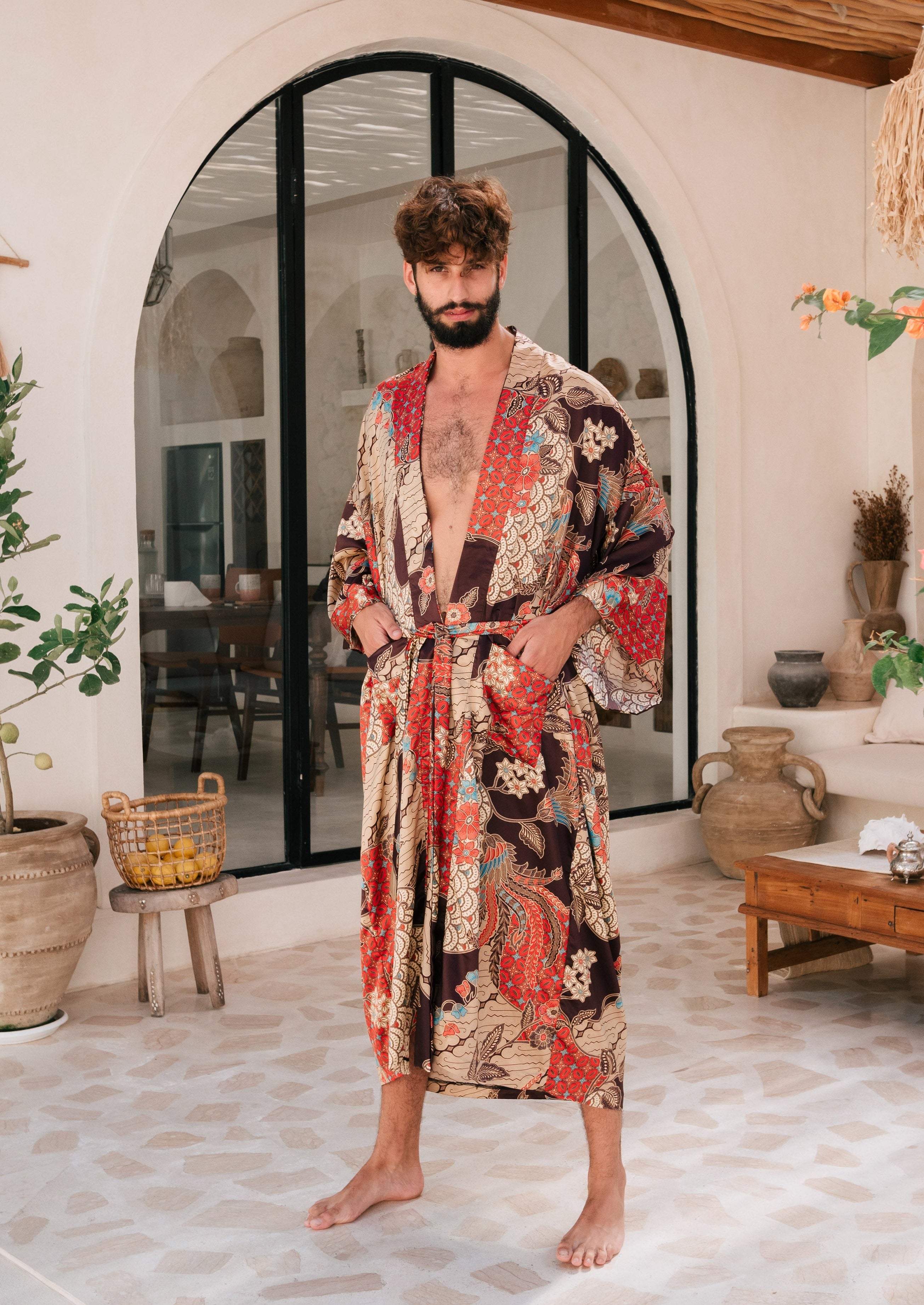 Silk Robe for Men 