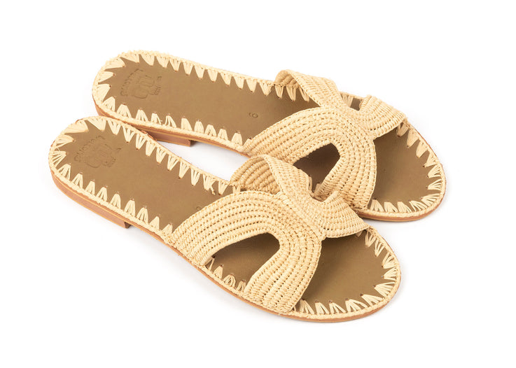 raffia sandals moroccan