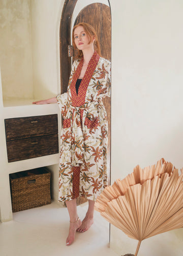 Silk Kimono Robe for Women