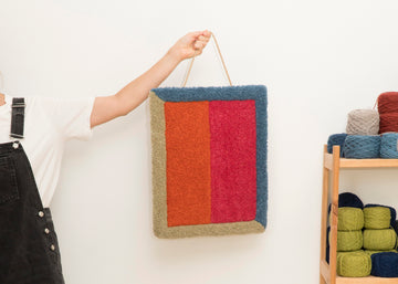 Bold & Bright Tufted Wall Hanging